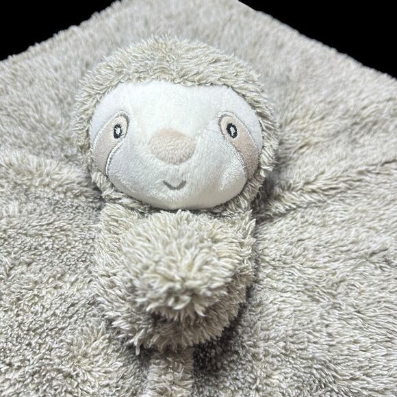 Carter's Security Blanket Sloth Plush Lovey Soft Gray - Picture 4 of 15